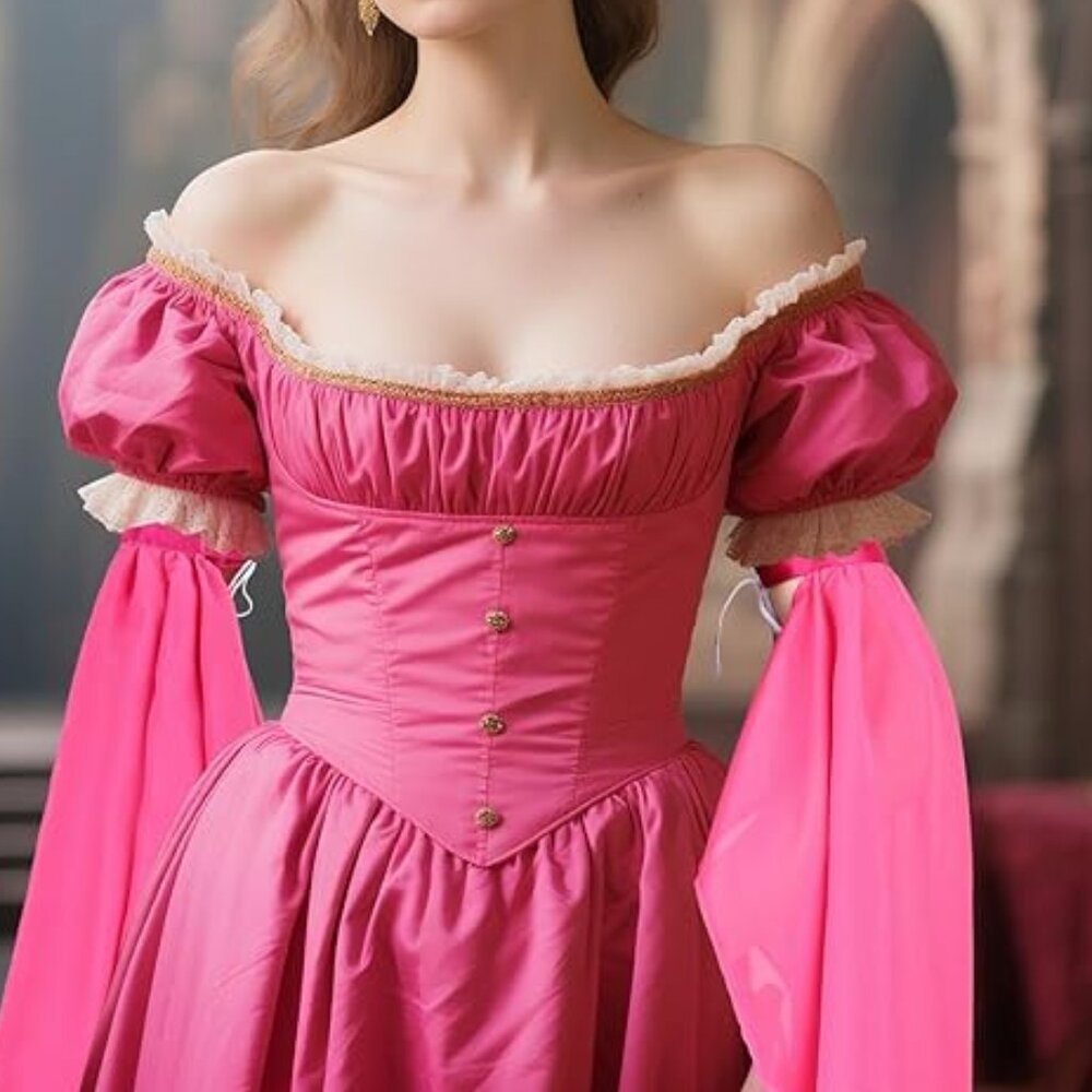 Women's Victorian Chiffon Sleeves Long Gloves